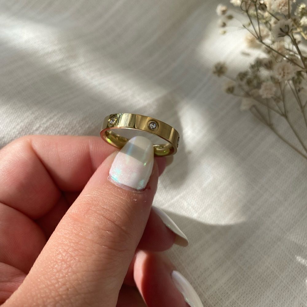 Eternal love cubic zirconia ring